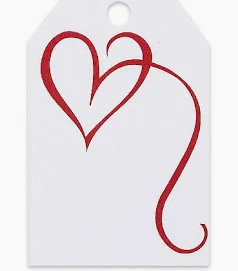 custom heart tags