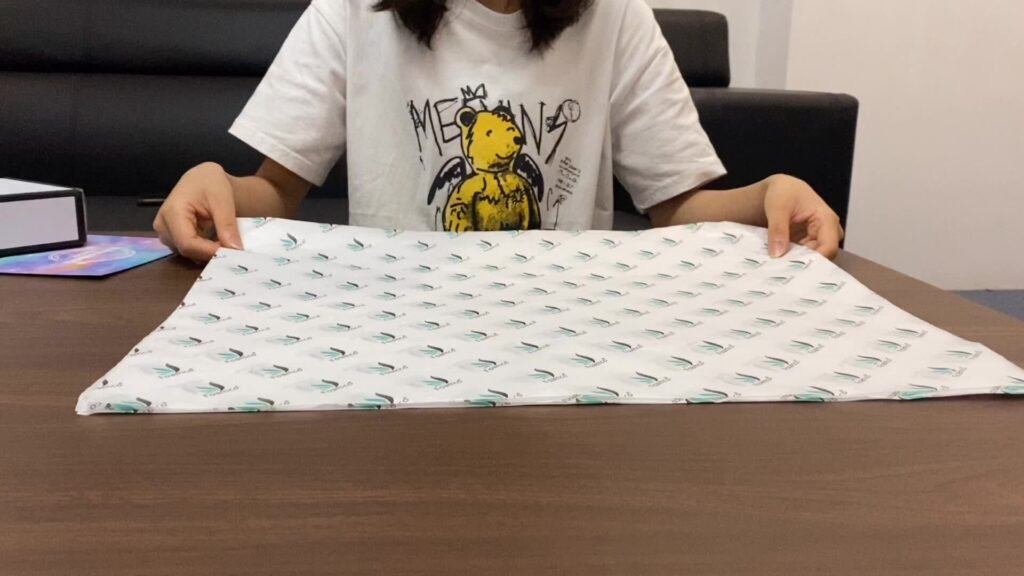 custom wrapping paper sheets