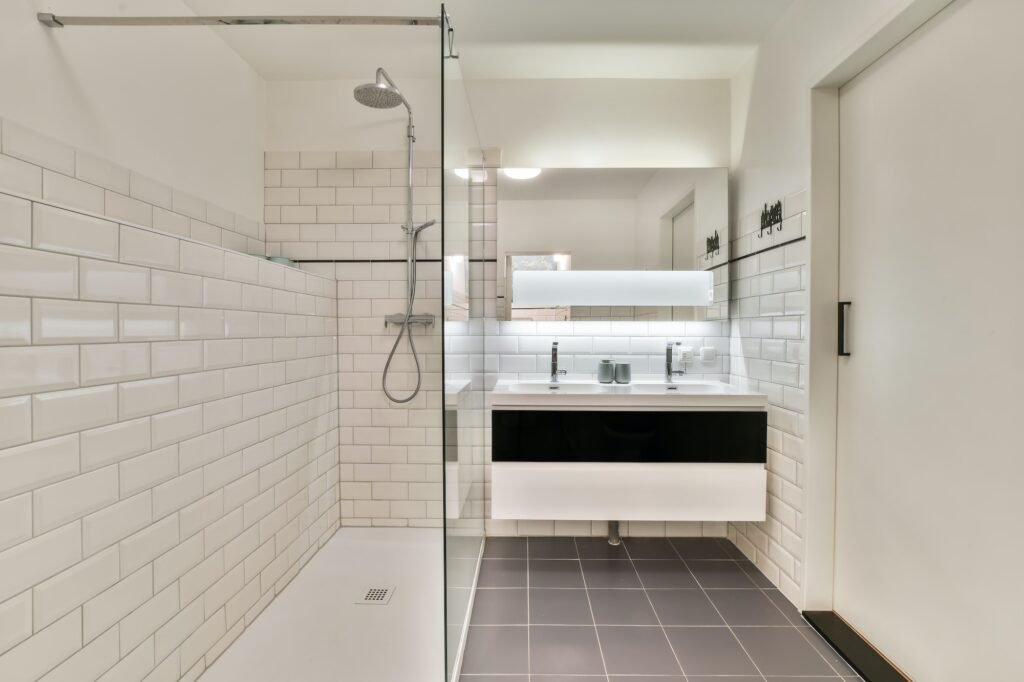 How Bathroom Remodelers Are Integrating Smart Technology and Sustainable Design in Modern Renovations modern bathroom in a new house 1